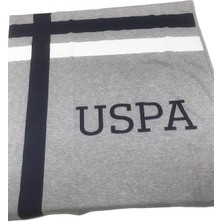 U.S. Polo Assn. U.S Polo Battaniye Gri Melanj