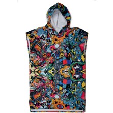 Snowsea Sp103-2 Özel Tasarım Plaj Havlu Panço, Sörf Pançosu