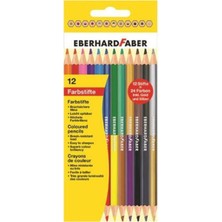 Eberhard Faber Çift Tarflı 12'Li Kuru Boya Kalemi Ef-51481
