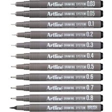 Artline Drawing System Teknik Çizim Kalemi 11'Li Set 769280513620