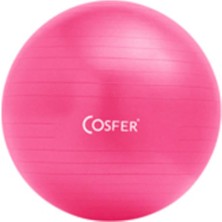 Cosfer Pembe Pilates Topu 55 cm + Pompa 25 cm CSF55CMF