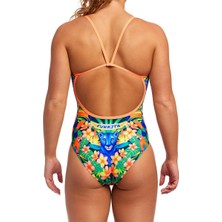 Funkita Ss Jungle Town Kadın Antrenman Mayo, Ince Askılı