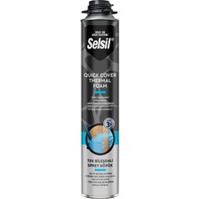 Selsil Ses ve Isı Izolasyon Termal Yalıtım Köpüğü 850 ml x 12 Adet