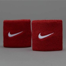 Nike Swoosh Wristbands Havlu El Bilekliği Kırmızı Renk