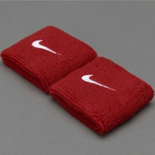 Nike Swoosh Wristbands Havlu El Bilekliği Kırmızı Renk