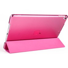 Case 4U Apple iPad 10.2 (8.nesil) Tablet Kılıf Smart Cover Katlanabilir Standlı Tablet Akıllı Kapak Kırmızı