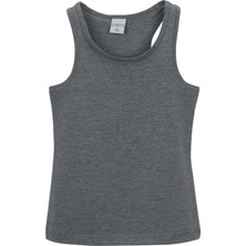 Buz Gri Basic Kız Çocuk Yüzücü Atlet