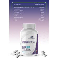 Colastin Kolajen 1-2-3 Maxiform 3 Al 2 Öde, 180 Tablet, Cilt, Vücut, Diyet ve Form Şimdi Tek Şişede