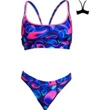 Funkita Liquid Lights Bikini Takımı, Alt, Üst Takım Kadın Bikini