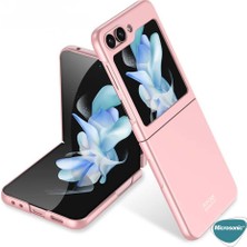 Microsonic Samsung Galaxy Z Flip 5 Kılıf Shape Hard Cover Pembe