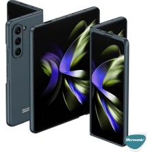 Microsonic Samsung Galaxy Z Fold 5 Kılıf Shape Hard Cover Koyu Yeşil