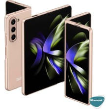 Microsonic Samsung Galaxy Z Fold 5 Kılıf Shape Hard Cover Rose Gold