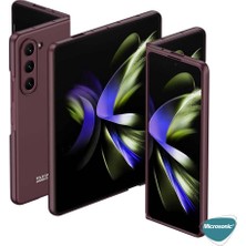 Microsonic Samsung Galaxy Z Fold 5 Kılıf Shape Hard Cover Bordo