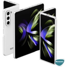 Microsonic Samsung Galaxy Z Fold 5 Kılıf Shape Hard Cover Gümüş