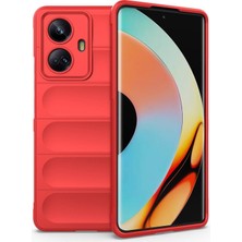 Microsonic Realme 10 Pro Plus 5g Kılıf Oslo Prime Kırmızı