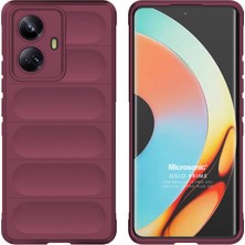 Microsonic Realme 10 Pro Plus 5g Kılıf Oslo Prime Bordo