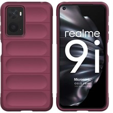 Microsonic Realme 9i 4g Kılıf Oslo Prime Bordo