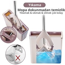 Oliva Nero Pva Sünger Paspas Seti - 2 Yedek Süngerli - Kelebek Mop Tablet Mop