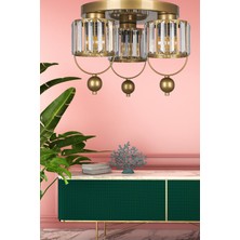 Begüsa Lux 3.lü Eskitme Tepsili Avize