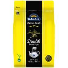 Karali Çay Premium Jumbo Demlik Poşet Siyah Çay 40x24 gr