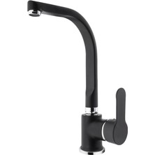 Gms Zümra Siyah Krom Kuğu Eviye Bataryası ZM302-K