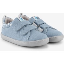 Hopfrög Smart Walker Recycled Canvas Eco Açık Mavi Barefoot Çocuk Ayakkabı
