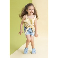 Hopfrög Smart Walker Recycled Canvas Eco Açık Mavi Barefoot Çocuk Ayakkabı