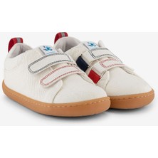 Hopfrög Smart Walker Recycled Canvas Eco Beyaz Barefoot Çocuk Ayakkabı