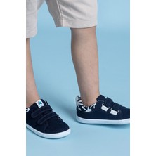 Hopfrög Smart Walker Recycled Canvas Eco Lacivert Barefoot Çocuk Ayakkabı