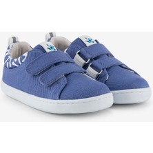 Hopfrög Smart Walker Recycled Canvas Eco Menekşe Barefoot Çocuk Ayakkabı
