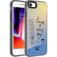 Case 4U Apple iPhone Se 2022 / Se 2020 / 8 / 7 Kılıf Darbe Emici Desenli Tasarım Dragon Sert Kapak Have
