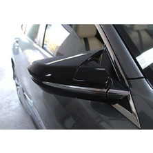Honda Civic Fc5 Batman Yarasa Ayna Kapağı Piano Black / 2016-2021