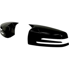 Mercedes W204 Batman Yarasa Ayna Kapağı Piano Black / 2007-2014