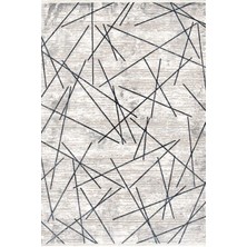 Çam Halı Norm 6215 Mavi Romans Halı Modern Desenli Makine Halısı