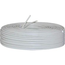 Reçber Cctv 2+1x0,22 Kamera Kablosu Cctv 1+2 1+2x0.22 mm - 20 M