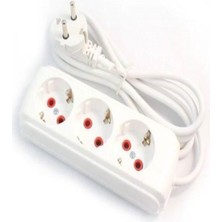 Zirve 3 Metre 3'lü Grup Uzatma Ara Kablo 3x1.5 Ttr