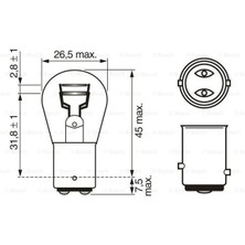 Ampul   Pure Light   12 V   P21/5W   21/5 W   BAY15D P21/5W