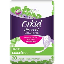 Orkid Discreet Mesane Pedi Hafif 20 Adet Idrar Kaçırmaya Özel