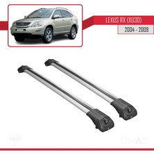 Omad Lexus Rx (XU30) 2004-2009 Arası ile Uyumlu Ace-1 Ara Atkı Tavan Barı Gri