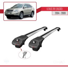 Omad Lexus Rx (XU30) 2004-2009 Arası ile Uyumlu Ace-1 Ara Atkı Tavan Barı Gri