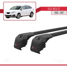 Omad Seat Ibiza St 2010-2017 Arası ile Uyumlu Ace-2 Ara Atkı Tavan Barı Siyah