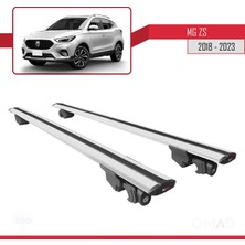 Omad Mg Zs 2018 ve Sonrası ile Uyumlu Hook Model Anahtar Kilitli Ara Atkı Tavan Barı Gri