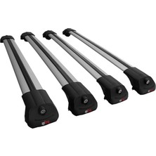 Omad Volkswagen Transporter (T5) 2003-2015 Arası ile Uyumlu Ace-1 Ara Atkı Tavan Barı Gri 4 Adet Bar