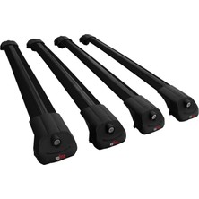 Omad Volkswagen Caravelle (T6) 2015 ve Sonrası ile Uyumlu Ace-1 Ara Atkı Tavan Barı Siyah 4 Adet Bar