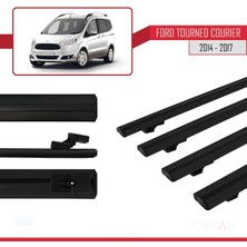 Omad Ford Tourneo Courier 2014-2017 Arası ile Uyumlu Basıc Model Ara Atkı Tavan Barı Siyah 4 Adet