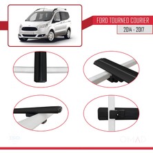 Omad Ford Tourneo Courier 2014-2017 Arası ile Uyumlu Basıc Model Ara Atkı Tavan Barı Siyah 4 Adet