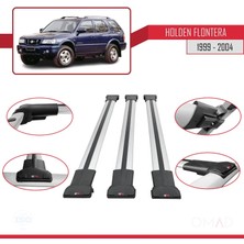 Omad Holden Frontera 1999-2004 Arası ile Uyumlu Fly Model Ara Atkı Tavan Barı Gri 3 Adet Bar