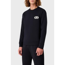 Emporio Armani Pamuklu Regular Fit Bisiklet Yaka Sweat Erkek Sweat 8N1ML7 1jhsz 0920