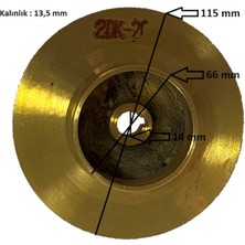 Al-Mak Santrifüj 2 Hp Salyangoz Pompa Bronz Su Fanı-Su Pervanesi- Çap 115 mm