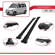 Omad Suzuki Wagon R+ 1998-2003 Arası ile Uyumlu Fly Model Ara Atkı Tavan Barı Siyah